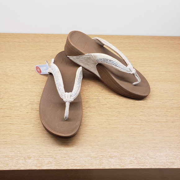 FitFlop Nude Crystal Swirl - Picture 1 of 7